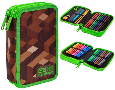 Coolpack Jumper 2 Pixel wie Minecraft Doppelmäppchen mit Zubehör