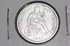1861 Liberty Seated Dime VF - US Coin