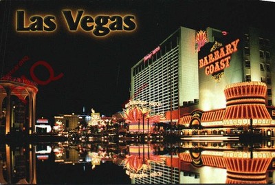 Ansichtskarte: Las Vegas, glitzernde Lichter des berühmten Streifens