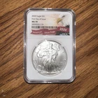 2020 $1 AMERICAN SILVER EAGLE NGC MS70 FIRST DAY OF ISSUE  BALD EAGLE LABEL