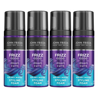 4 x John Frieda Frizz Ease Dream Curls Air Dry Wellen Stylingschaum 150ml