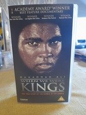 Vintage Muhammad Ali When We Were Kings vhs Ex Rental tape 1990s