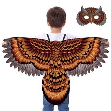 Hercicy Bird Wings Owl Costume with Owl Mask