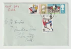 1/6/1966 UK GB FDC - World Cup Football - Falmouth CDS Postmark