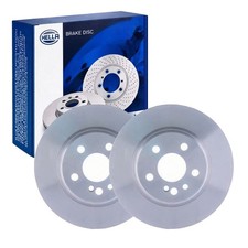 2x HELLA PAGID BREMSSCHEIBEN Ø300mm HINTEN passend für MERCEDES S-KLASSE 52125