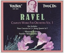 MAURICE RAVEL - Ravel: Complete Works For Orchestra, Vol. 1 - 2 CD - Mint