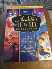 Aladdin The Return of Jafar II And The King Of Thieves III (DVD, 2005, Box Set)