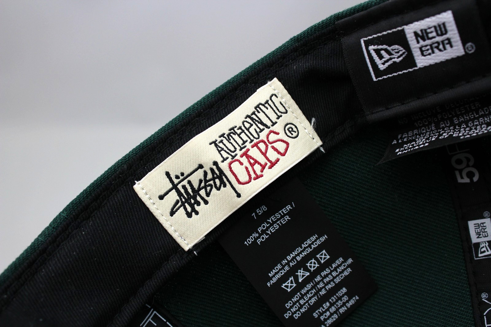 2021 STUSSY ~AUTHENTIC CAPS~ NEW ERA FITTED 7 5/8 mlb/stock/logo/intl/head/gear thumbnail 13