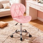 Sylish Faux Leather Dressing Table Chair Vanity Stool Bedroom Makeup Soft Seat