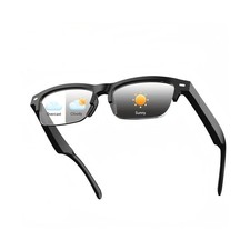Bluetooth Smart Glasses with Open-Ear Speakers  Mic, Photochromic ... Fast Ship