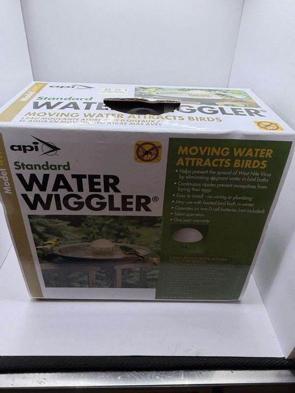 API Water Wiggler For Bird Bath Model 4WW New Open Box