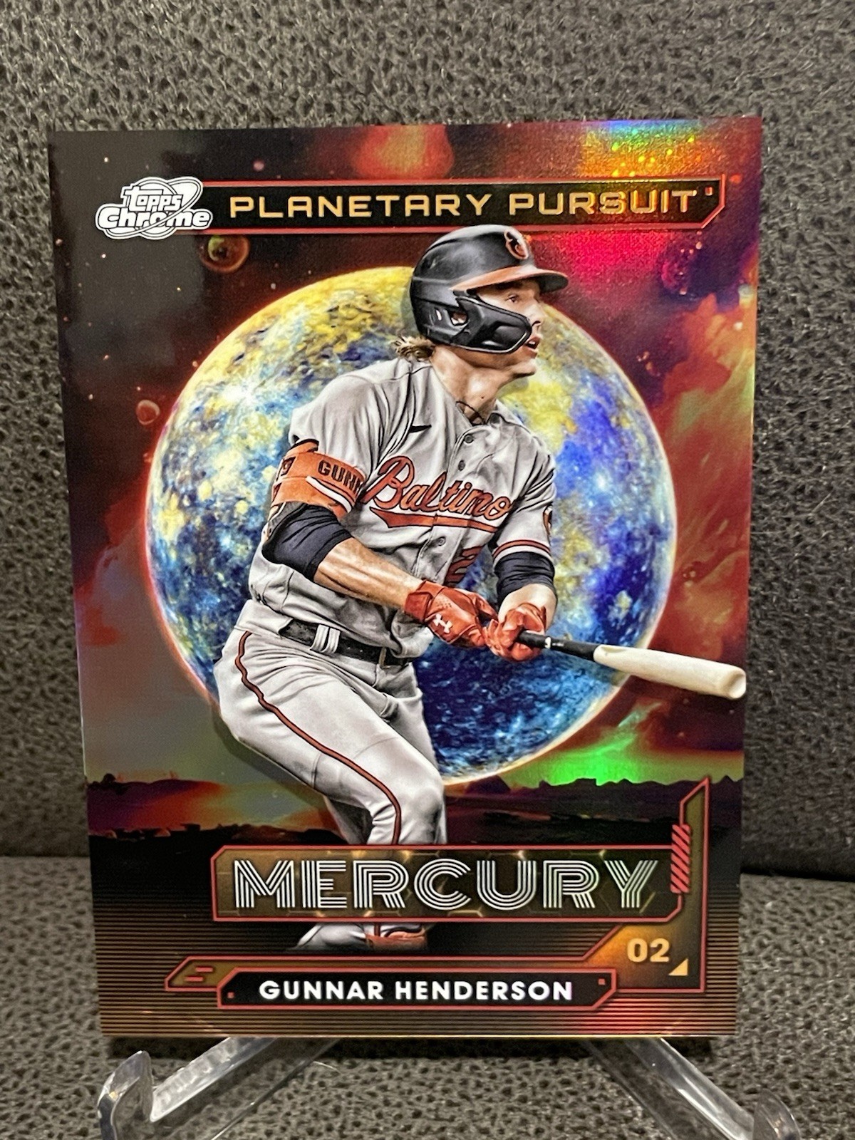 🔥Gunnar Henderson 2024 Topps Chrome Cosmic Planetary Pursuit Mercury Case Hit
