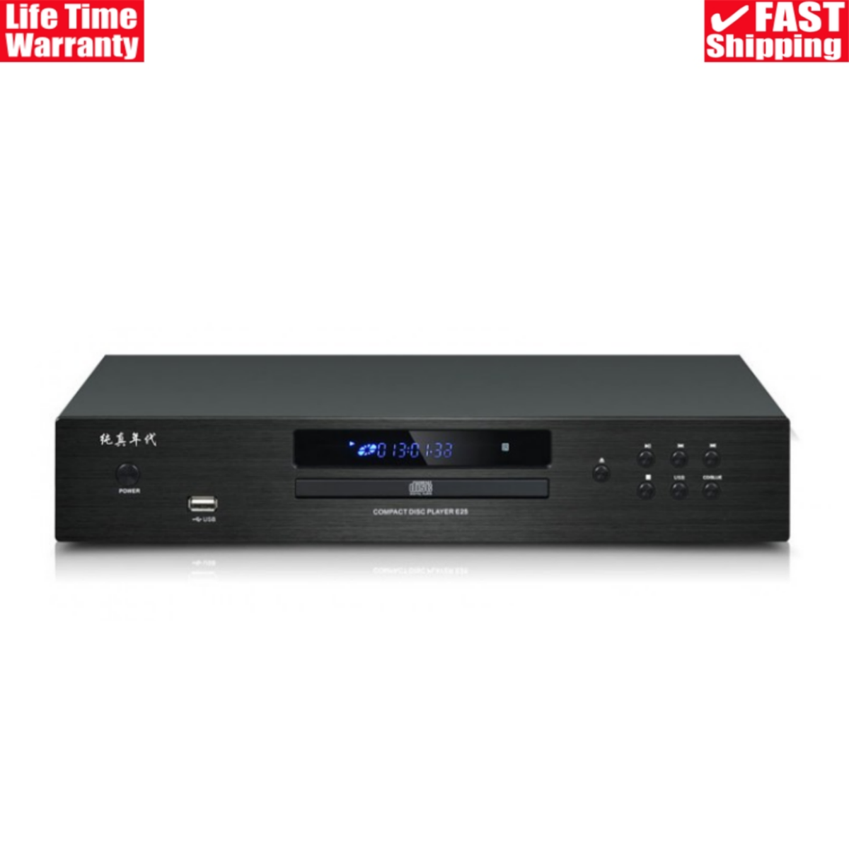 MCD30 CD Player NE5532 Op Amp BT5.0 2Ch Lossless HiFi CD Player +