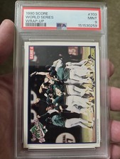 1990 SCORE 703 WORLD SERIES WRAP-UP - PSA 9