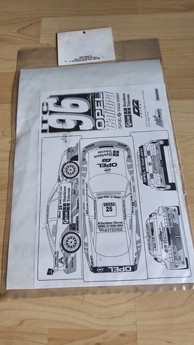 Trick Bits Carson Itc 1996 Opel Calibra Team Joest Decals 1/10th Scale - Picture 2 of 2