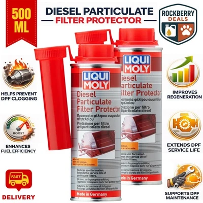 2 X Liqui Moly Diesel Particulate Filter Protector DPF Cleaner Regenerator 250ml - Image 1 of 4