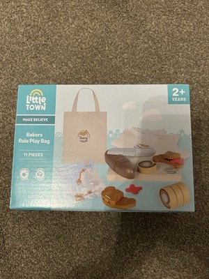 Aldi Little Town Bäcker Rollenspiel Tasche 11-teiliges Set Alter 2+ Jahre BRANDNEU