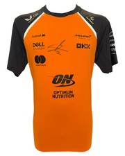 LANDO NORRIS SIGNED MCLAREN FORMULA 1 CHAMPION T-SHIRT (ACG CERT AG17778)