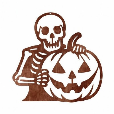 Halloween-Wanddeko Aus Eisen Rostbraun Wanddeko Gruselig Für Schlafzimmer