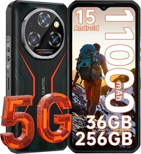 OUKITEL WP55 5G Rugged Smartphone - 36GB+256GB/2TB Android 15 ORANGE 