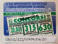 🔝 SCHEDE TELEFONICHE NUOVE - OMAGGIO 135 EDIZIONI SIMONE CONCORSI (VEDI OCR)
