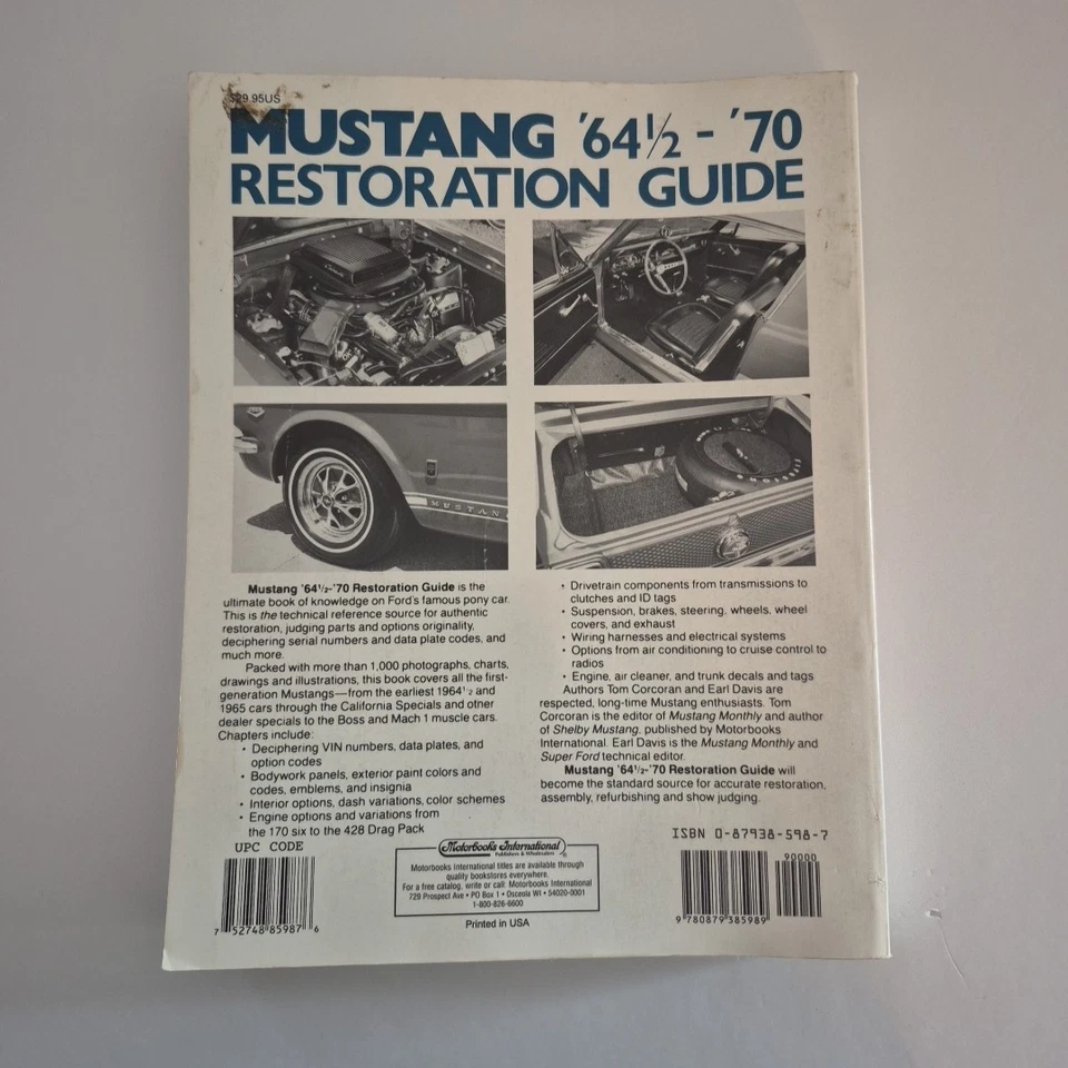  AUTHENTIC RESTORATION GUIDES - MUSTANG 1964 1/2 - 1970 - Image 4 of 4
