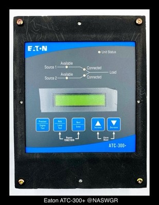 Eaton ATC-300+ Automatic Transfer Switch Controller - Unused/ 1Yr Warranty