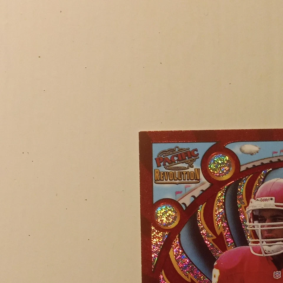 1997 Pacific Revolution Red Foil Tony Gonzalez cartão de novato - Imagem 3 de 4