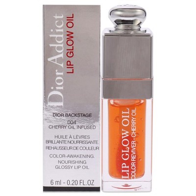 Lip Oil Dior Addict Glow 0.2 oz 6 ml 004 Coral Christian Women Pack
