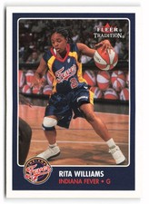 2001 Fleer Tradition WNBA #90 Rita Williams Indiana Fever