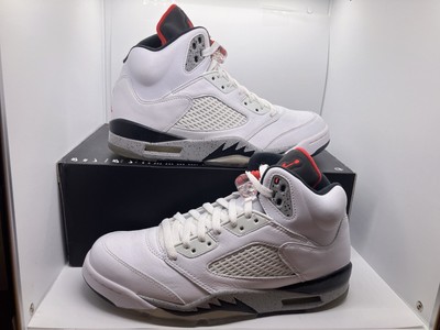 Size 9 - Air Jordan 5 Retro White Cement for sale online | eBay