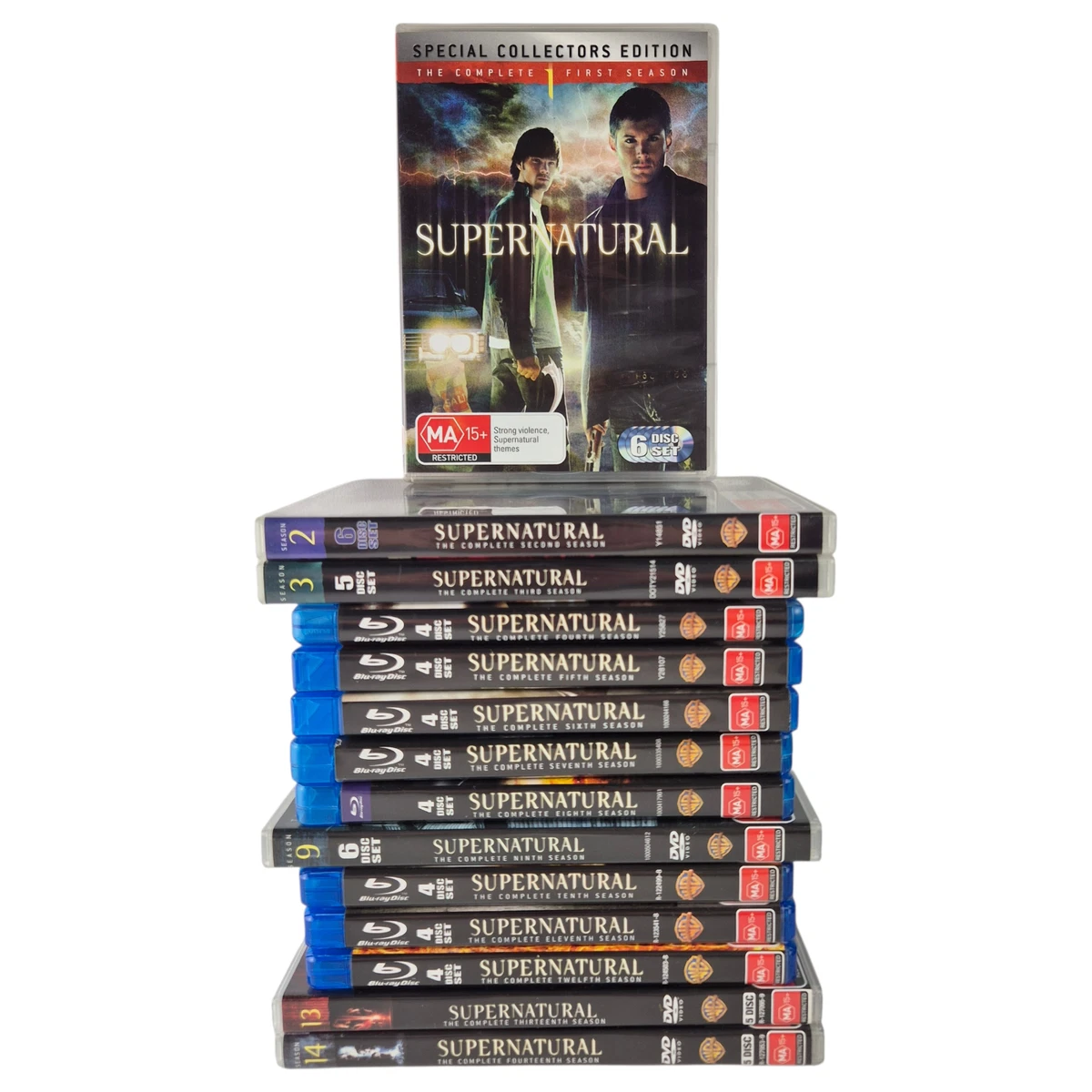 SUPERNATURAL XIV 14th シーズン DVD コンプリート・ボックス(5枚組) 2005 Supernatural Season 14 DVDs & Blu-ray Discs for sale | eBay