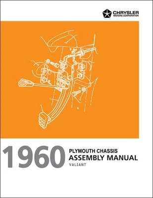 Manuel D'Assemblage Du Châssis Et Du Moteur Valiant 1960 Plymouth - Photo 1/4