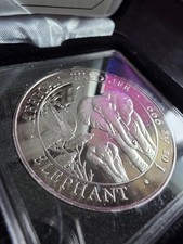 2015 African Wildlife Elephant 1 oz Silver Coin – ANA Special Edition with COA