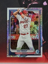 2024 Bowman Chrome Mike Trout #19 Mega Box Refractor