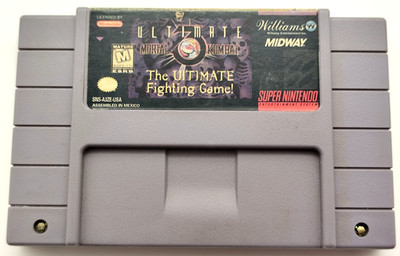 Ultimate Mortal Kombat 3 (Super Nintendo SNES 1996) *Cart Only* Authentic Tested