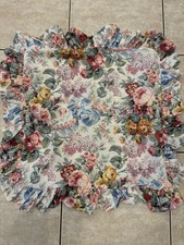 Ralph Lauren Home Allison vintage Euro Pillow Sham Ruffled 26x26"