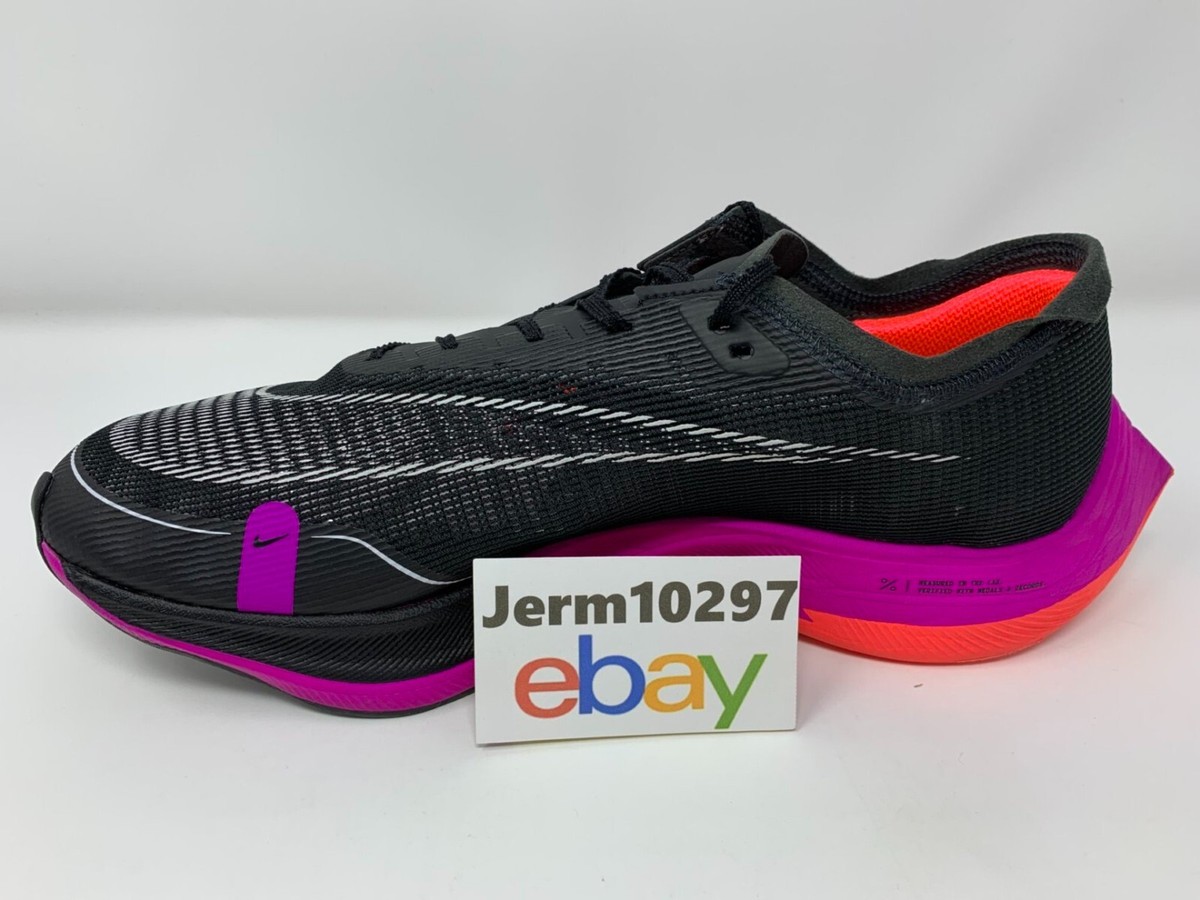 NIKE ZOOM FLY 黒/青/赤 New Nike ZoomX Vaporfly Next% 2 Black Flash Crimson Men's