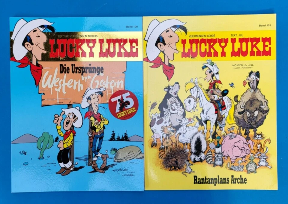 Lucky Luke 100 + 101 Softcover ERSTAUFLAGEN !! NEU + ungelesen 1A absolut TOP