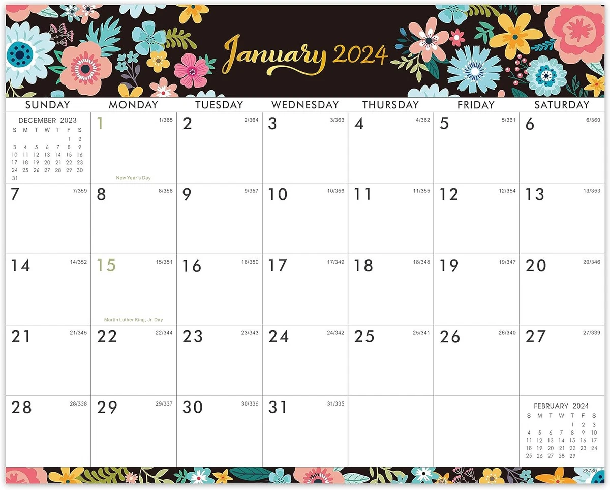 Magnetic Calendar 2024 - Magnetic Calendar for Fridge 2024, Jan.2024 - Dec. 2024, | eBay