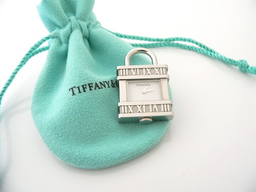 Atlas Numeral Watch Clock Padlock Charm 