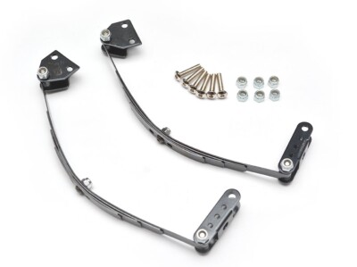 Team Raffee BRQ90267BK Stahlblattfeder mit Halterung für TF2 LC70 Defender D90 D