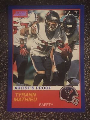 2019 Score Artist s Proof #50 Tyrann Mathieu /35