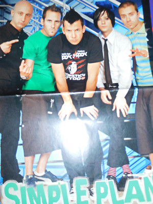 SIMPLE PLAN   6  POSTER    42x28+42x60  CM