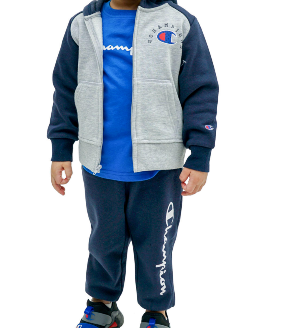 Boys Champion New Champion Sweat Suits New Boy's Gray Champion 3pc