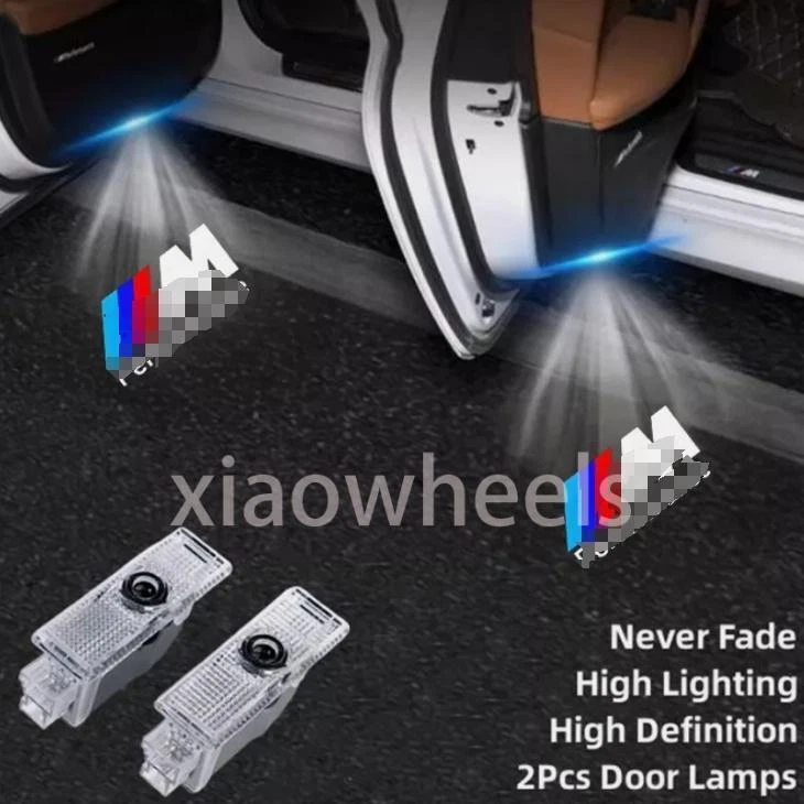 4pcs Car Door LED Welcome Light Fits For E60 E63 E90 E92 X1 Foto 4 de 4