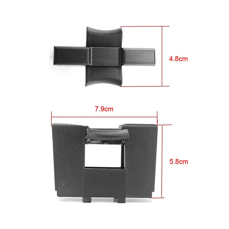 Black Console Cup Holder Divider Accessories For Subaru Forester Outback Legacy* — 第 3/4 张图片