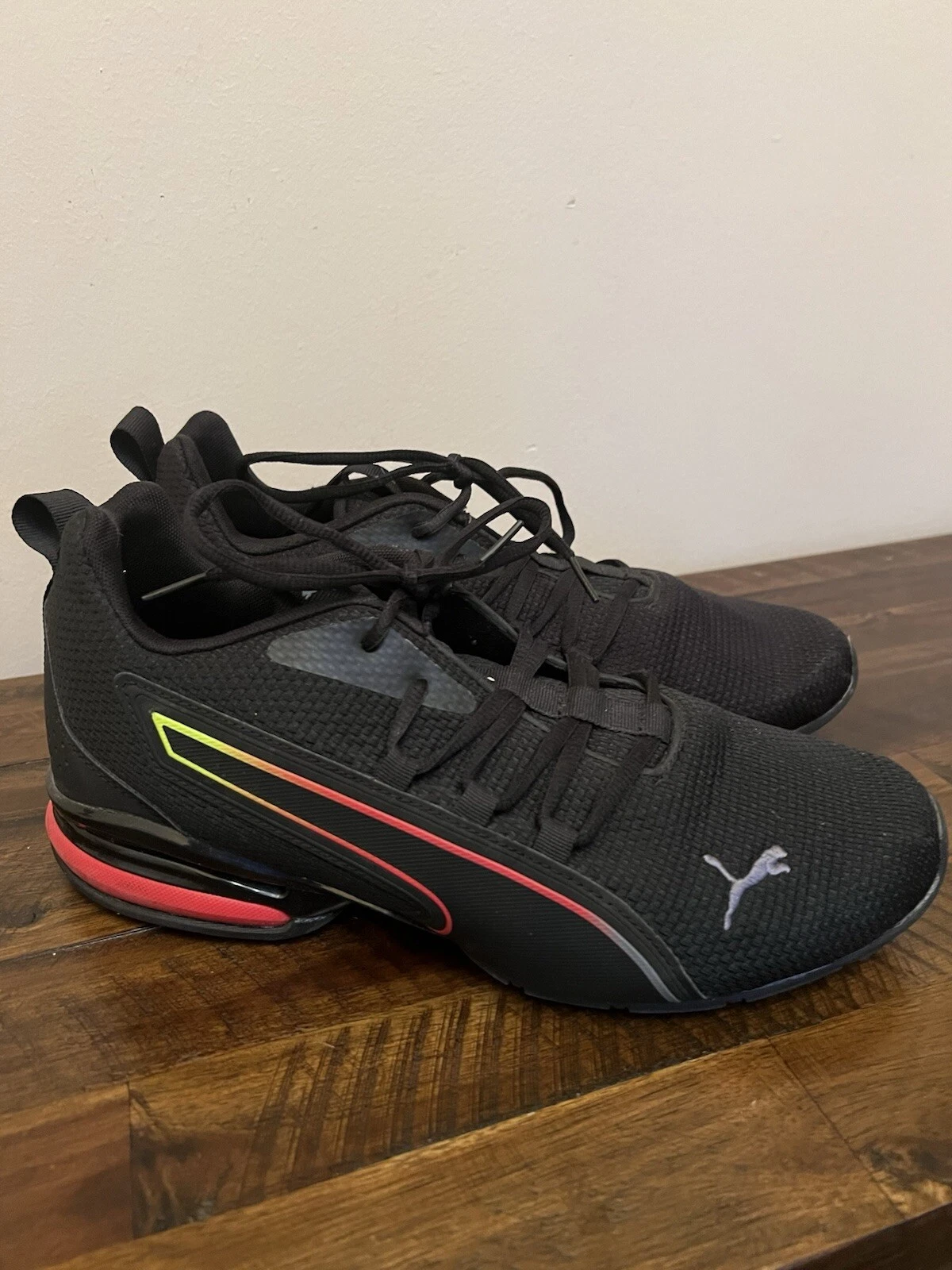 Sneakers uomo 10 Puma nere colorate 376756