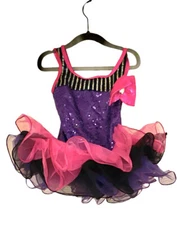 Curtain Call Child CSM Small Costume E1274 Dance Ballet Tap Jazz Pageant Sequin
