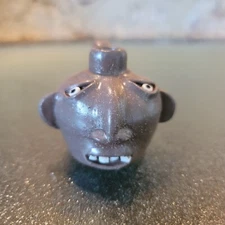 Mini Hand-Thrown Pottery Face Jug - Signed "KAR Pottery". New